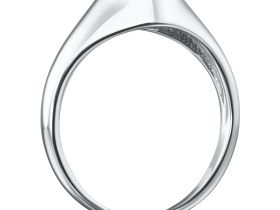 Кольцо из белого золота с бриллиантами э4001кц04220003