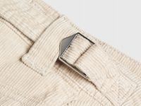 Вельветовые брюки Baggy для девочек, Бежевый