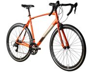 Шоссейный велосипед Stark Peloton 700.1, год 2024, цвет Оранжевый-Серый, ростовка 18