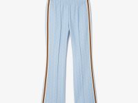 Женские расклешенные спортивные брюки Lacoste с монограммой