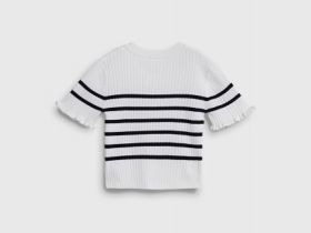 Джемпер с коротким рукавом для девочек, Белый