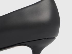 Туфли-лодочки из натуральной кожи, Черный