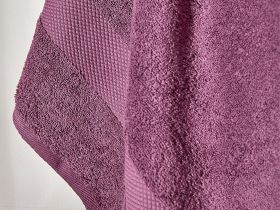 Полотенце махровое Gusto, слива