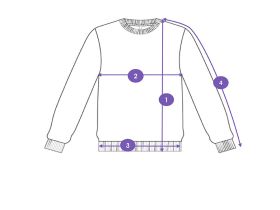 Толстовка трикотажная для девочек