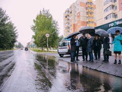 Одну из главных улиц ремонтируют в Нерюнгри