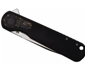 Складной нож Boker Braddock Black, сталь 440B, рукоять G10, черный