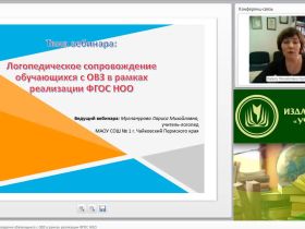 Международный вебинар "Логопедическое сопровождение обучающихся с ОВЗ в рамках реализации ФГОС НОО"