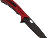 Складной нож НОКС Майор 80 Лет Победы, сталь VG10, рукоять G10, красный