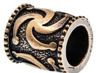 Бусина для темляка Символ Рода, бронза