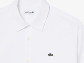 Мужская хлопковая рубашка Lacoste