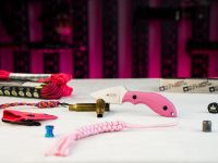 Туристический нож Hammy SW, сталь Niolox, рукоять G10, розовый, Kizlyar Supreme