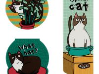 Закладки магнитные для книг MESHU "Juisy cat" 3 шт