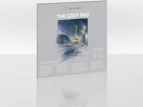 Альбом-склейка для набросков Hahnemuhle "The Grey Pad" 30 л 120 г, светло-серый