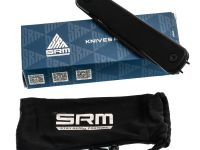 Складной нож SRM 135L-GB, сталь 14C28N, рукоять G10, черный