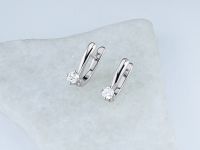 Серьги из белого золота с бриллиантами э0901сг04202987