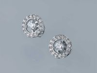 Пусеты из белого золота э4712пс03150200