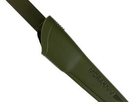 Нож с фиксированным лезвием Morakniv Bushcraft Forest, сталь Sandvik 12C27, ручка резина/пластик