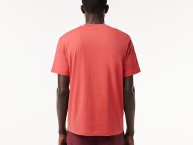 Мужская хлопковая футболка Lacoste с коротким рукавом