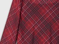 Сетчатый лонгслив в клетку для девочек, Фиолетовый