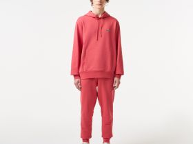 Мужская толстовка - худи Lacoste классического кроя из органического хлопка