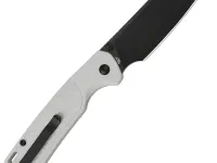 Складной нож CJRB Pyrite Light, сталь AR-RPM9, рукоять FRN, белый