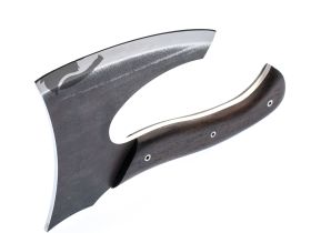 Тяпка Туристическая №3, сталь ХВГ, венге, Мастерская Ваулина