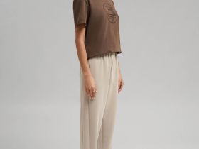 Брюки-джоггеры из трикотажа интерлок