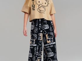 Брюки трикотажные для девочек (кюлоты)