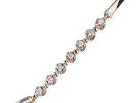 Браслет из желтого золота с бриллиантами э0301бр08152800