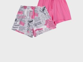 Шорты трикотажные для девочек, 2 шт в комплекте