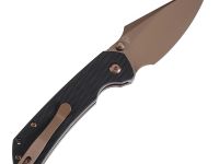 Складной нож Tenable Fenrir, сталь 14C28N, рукоять G10, черный