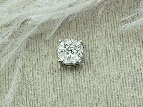 Подвеска из белого золота с бриллиантами э0901пд05153500