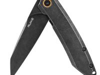 Нож складной Ruike P831S-SB, сталь 14C28N, рукоять сталь, черный