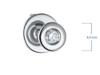 Пусеты из белого золота с бриллиантами э4701пс12151100