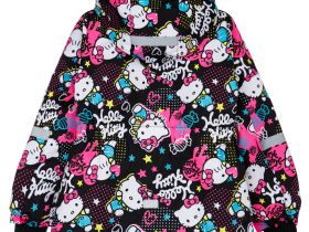 Куртка текстильная с полиуретановым покрытием для девочек