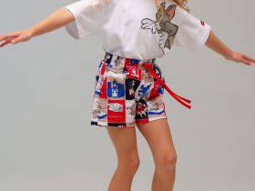 Шорты трикотажные для девочек, 2 шт в комплекте