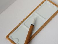 Палитра металлическая с деревянным основанием