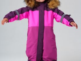 Комбинезон детский текстильный с полиуретановым покрытием для девочек