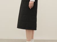 Прямая утепленная юбка