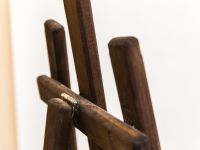 Мольберт Малевичъ "Лира Симпл" с покрытием, коричневый