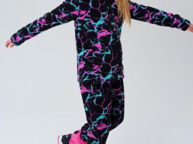 Комплект трикотажный для девочек: толстовка, брюки