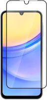 Защитное стекло BoraSCO для Samsung Galaxy A18/A17 с чёрной рамкой