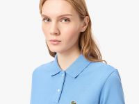 Женское поло Lacoste классического кроя из хлопка пике