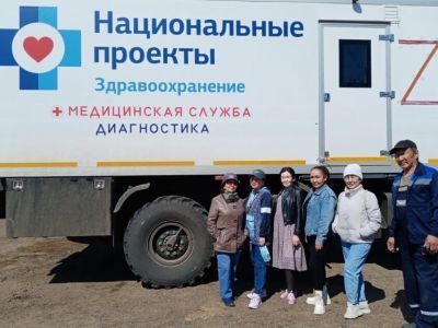 Мобильный центр здоровья начал обслуживание отдаленных сел Сунтарского района