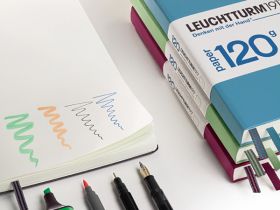 Блокнот в точку Leuchtturm Edition А5 203 стр., твердая обложка пастельный зеленый