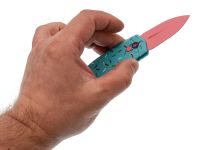 Складной нож Bestech Knives Ququ, сталь 14C28N, рукоять G10, розовый/голубой