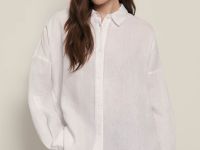 Блузка из конопляной ткани