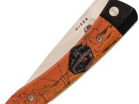 Складной нож Kizer Momo Albuquerque, сталь Nitro-V, рукоять G10 с принтом