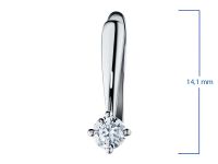 Серьги из белого золота с бриллиантами э0901сг02163900