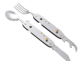 Нож перочинный Stinger, 109 мм, 8 функций, черный